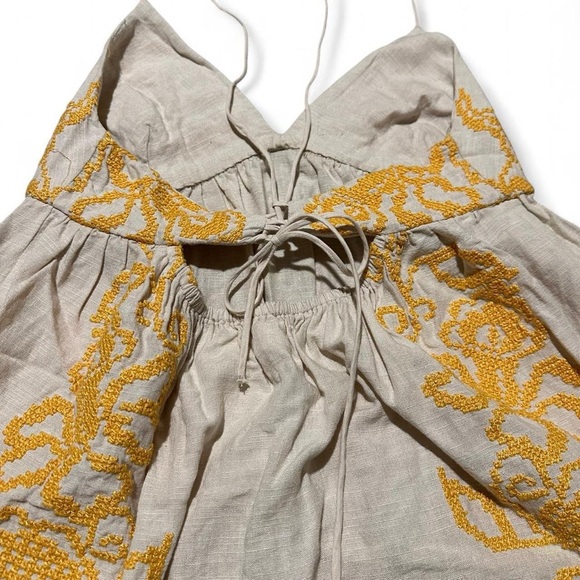 Urban Outfitters Babydoll Embroidered Floral Cami Top Small - Picture 7 of 10